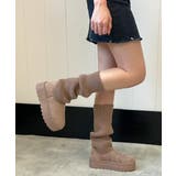 【25年秋冬新作】厚底 ニットソックス ムートンブーツ | DEMETER | 詳細画像33 