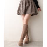 【25年秋冬新作】厚底 ニットソックス ムートンブーツ | DEMETER | 詳細画像40 