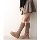 【25年秋冬新作】厚底 ニットソックス ムートンブーツ | DEMETER | 詳細画像41 