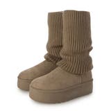 【25年秋冬新作】厚底 ニットソックス ムートンブーツ | DEMETER | 詳細画像45 