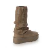 【25年秋冬新作】厚底 ニットソックス ムートンブーツ | DEMETER | 詳細画像47 