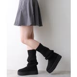 【25年秋冬新作】厚底 ニットソックス ムートンブーツ | DEMETER | 詳細画像8 