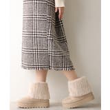 【25年秋冬新作】厚底 ファーカバー ショート丈 ムートンブーツ | DEMETER | 詳細画像18 