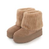 【25年秋冬新作】厚底 ファーカバー ショート丈 ムートンブーツ | DEMETER | 詳細画像41 