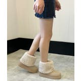 【25年秋冬新作】厚底 ファーカバー ショート丈 ムートンブーツ | DEMETER | 詳細画像9 