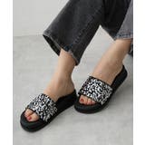 【25年春夏新作】軽量 厚底 スパンコール スライドサンダル | DEMETER | 詳細画像20