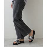 【25年春夏新作】軽量 厚底 スパンコール スライドサンダル | DEMETER | 詳細画像23