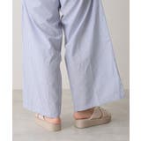 【25年春夏新作】厚底 スクエアトゥ リボンデザイン パテッドサンダル | DEMETER | 詳細画像17