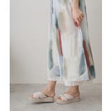 【25年春夏新作】厚底 スクエアトゥ リボンデザイン パテッドサンダル | DEMETER | 詳細画像22