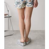 【25年春夏新作】厚底 スクエアトゥ リボンデザイン パテッドサンダル | DEMETER | 詳細画像33