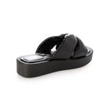 【25年春夏新作】厚底 スクエアトゥ リボンデザイン パテッドサンダル | DEMETER | 詳細画像43