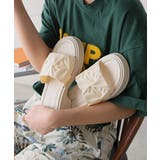 【25年春夏新作】厚底 デザインソール ギャザー調 ミュールサンダル | DEMETER | 詳細画像11 