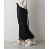 【25年春夏新作】厚底 デザインソール ギャザー調 ミュールサンダル | DEMETER | 詳細画像25 