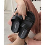 【25年春夏新作】軽量 厚底ソール ダブルベルトサンダル | DEMETER | 詳細画像5 