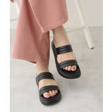 【25年春夏新作】軽量 厚底ソール ダブルベルトサンダル | DEMETER | 詳細画像6 