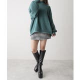 【25年秋冬再販】厚底 太ヒール スクエアトゥ ストレッチ ロングブーツ | DEMETER | 詳細画像42 