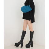 【25年秋冬再販】厚底 太ヒール スクエアトゥ ストレッチ ロングブーツ | DEMETER | 詳細画像79 