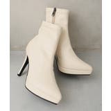 ポインテッドトゥ プラットフォーム ストレッチ | DEMETER | 詳細画像19