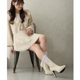 ポインテッドトゥ プラットフォーム ストレッチ | DEMETER | 詳細画像22