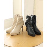 ポインテッドトゥ プラットフォーム ストレッチ | DEMETER | 詳細画像29