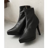 ポインテッドトゥ プラットフォーム ストレッチ | DEMETER | 詳細画像4