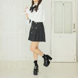 【25年春夏再販】厚底太ヒール☆ビジューバックルベルト ローファーパンプス | DEMETER | 詳細画像17 