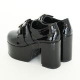 【25年春夏再販】厚底太ヒール☆ビジューバックルベルト ローファーパンプス | DEMETER | 詳細画像21 