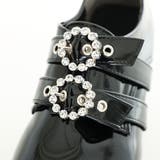 【25年春夏再販】厚底太ヒール☆ビジューバックルベルト ローファーパンプス | DEMETER | 詳細画像22 