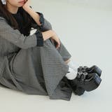 【25年春夏再販】厚底太ヒール☆ビジューバックルベルト ローファーパンプス | DEMETER | 詳細画像3 