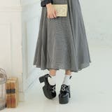 【25年春夏再販】厚底太ヒール☆ビジューバックルベルト ローファーパンプス | DEMETER | 詳細画像6 