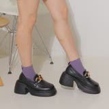 厚底ソール☆チェーンモチーフ ローファーシューズ | DEMETER | 詳細画像11