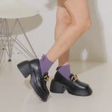 厚底ソール☆チェーンモチーフ ローファーシューズ | DEMETER | 詳細画像12