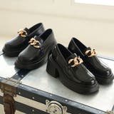 厚底ソール☆チェーンモチーフ ローファーシューズ | DEMETER | 詳細画像2