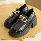 厚底ソール☆チェーンモチーフ ローファーシューズ | DEMETER | 詳細画像20