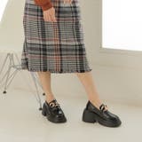 厚底ソール☆チェーンモチーフ ローファーシューズ | DEMETER | 詳細画像29