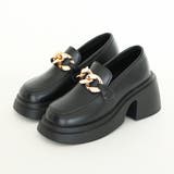 厚底ソール☆チェーンモチーフ ローファーシューズ | DEMETER | 詳細画像34