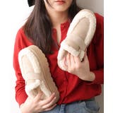 【25年秋冬新作】厚底 プラットフォーム スリッポン ボアサンダル | DEMETER | 詳細画像22 