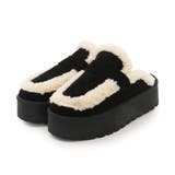 【25年秋冬新作】厚底 プラットフォーム スリッポン ボアサンダル | DEMETER | 詳細画像28 