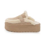 【25年秋冬新作】厚底 プラットフォーム スリッポン ボアサンダル | DEMETER | 詳細画像31 