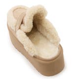 【25年秋冬新作】厚底 プラットフォーム スリッポン ボアサンダル | DEMETER | 詳細画像35 