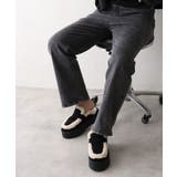 【25年秋冬新作】厚底 プラットフォーム スリッポン ボアサンダル | DEMETER | 詳細画像6 