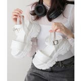 【25年春夏再販】厚底 2段ボリュームソール スポーツMIX | DEMETER | 詳細画像10 