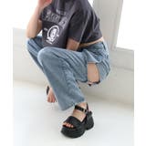 【25年春夏再販】厚底 2段ボリュームソール スポーツMIX | DEMETER | 詳細画像23 