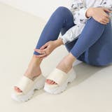 【24年春夏新作】厚底 2段ボリュームソール スポーツMIX ミュールサンダル | DEMETER | 詳細画像21 