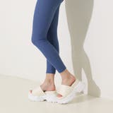 【24年春夏新作】厚底 2段ボリュームソール スポーツMIX ミュールサンダル | DEMETER | 詳細画像23 