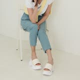 【24年春夏新作】厚底 2段ボリュームソール スポーツMIX ミュールサンダル | DEMETER | 詳細画像26 