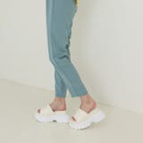 【24年春夏新作】厚底 2段ボリュームソール スポーツMIX ミュールサンダル | DEMETER | 詳細画像27 