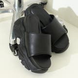 【24年春夏新作】厚底 2段ボリュームソール スポーツMIX ミュールサンダル | DEMETER | 詳細画像3 