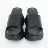 【24年春夏新作】厚底 2段ボリュームソール スポーツMIX ミュールサンダル | DEMETER | 詳細画像32 