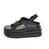 【24年春夏新作】厚底 3段ソール バックバンド クロスベルトサンダル | DEMETER | 詳細画像18 